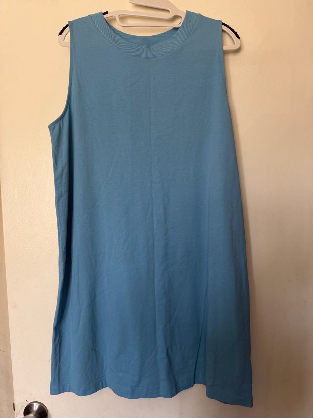 A New Day Blue Sleeveless Tank Dress XL Minimalist Casual